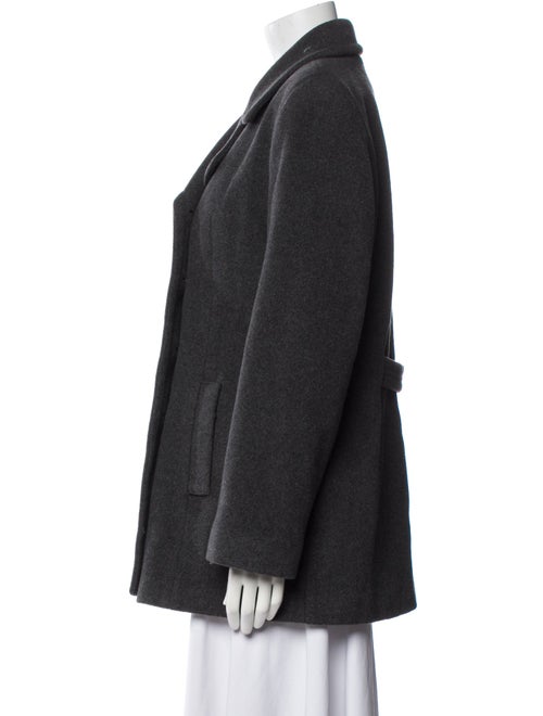Halston Wool Peacoat