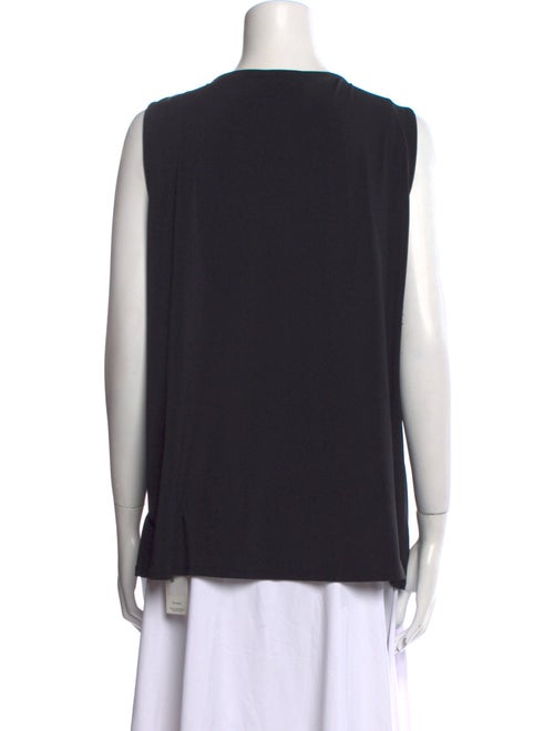 Halston Cowl Neck Sleeveless Top
