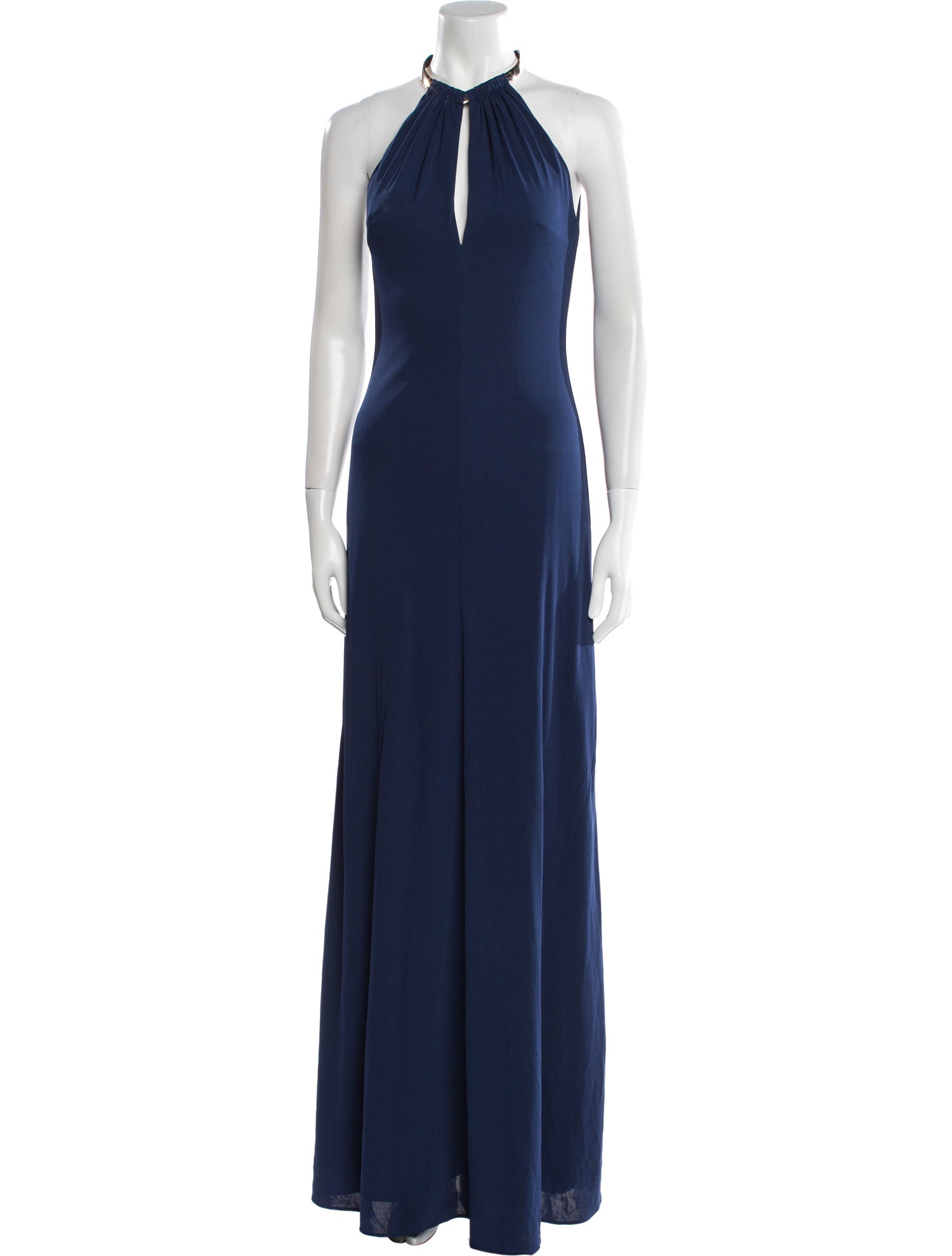 Halston Halterneck Long Dress w/ Tags