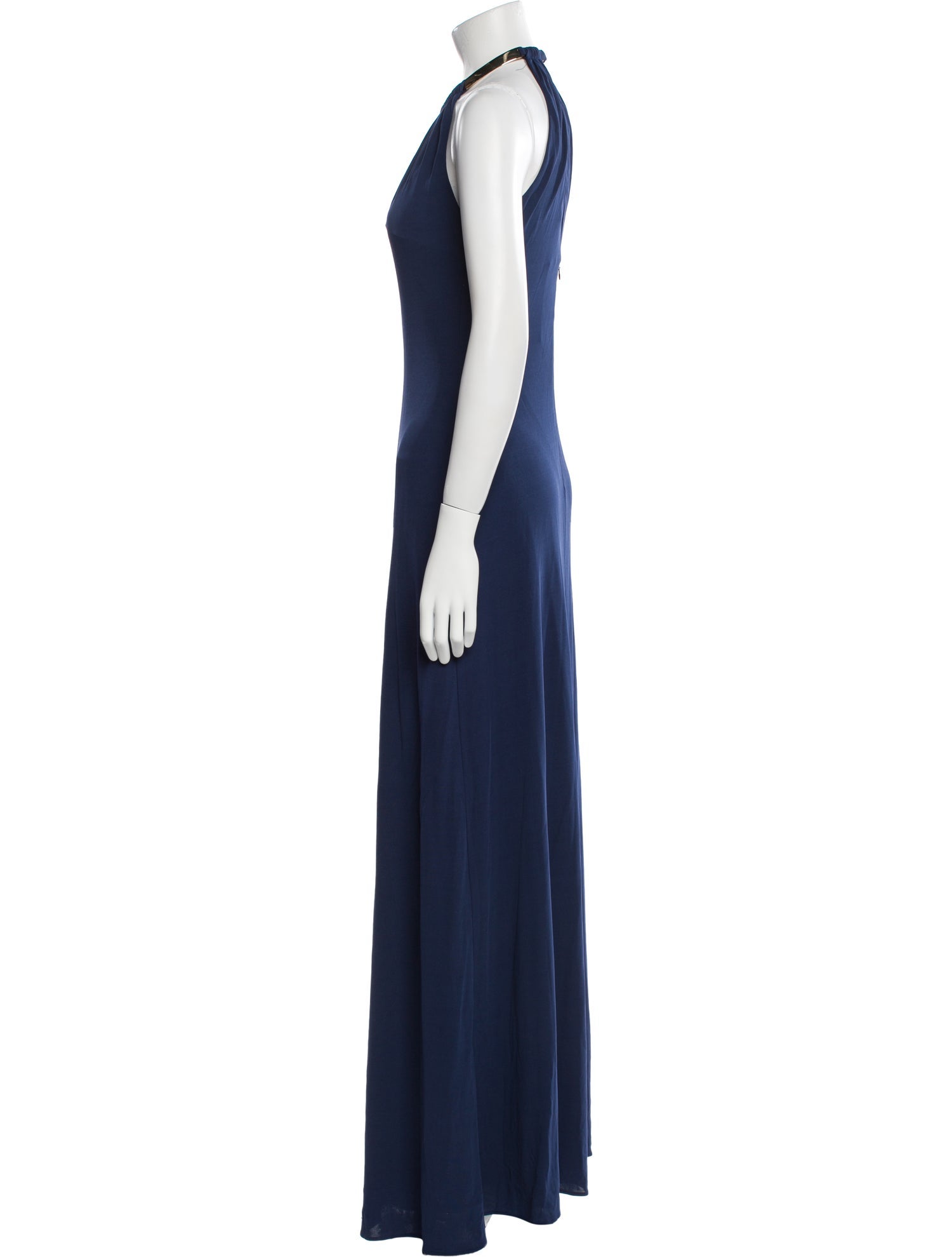 Halston Halterneck Long Dress w/ Tags