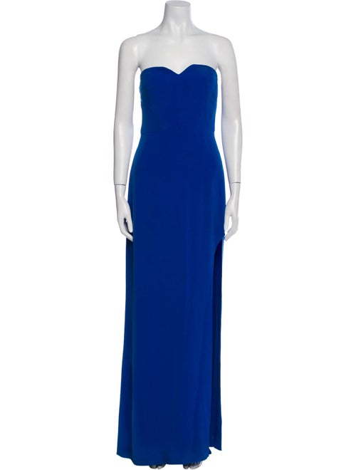 Halston Strapless Long Dress