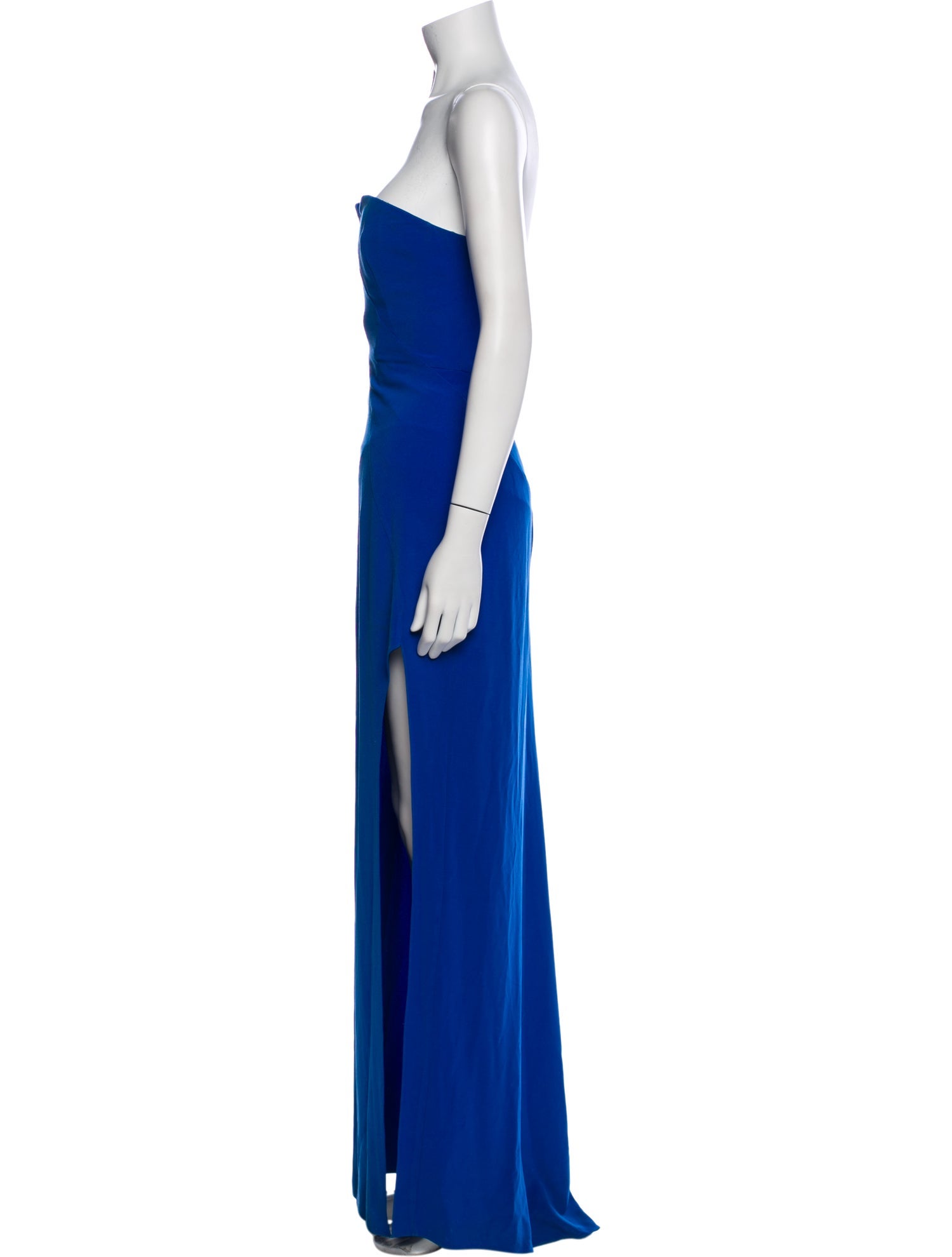 Halston Strapless Long Dress