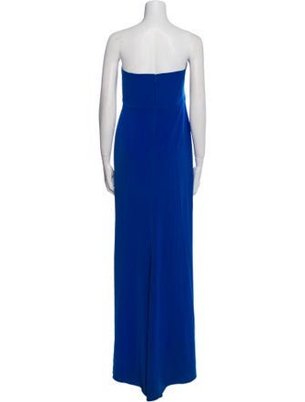 Halston Strapless Long Dress