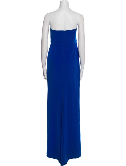 Halston Strapless Long Dress