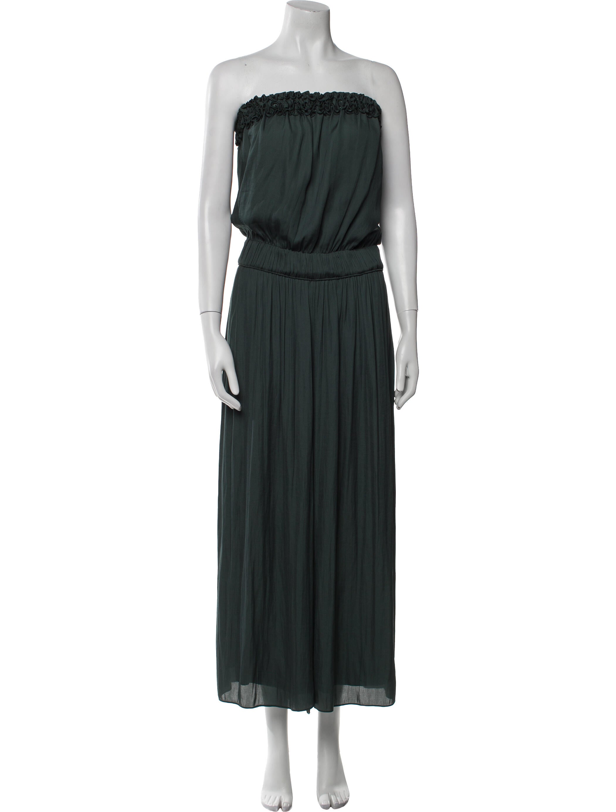 Halston Strapless Jumpsuit