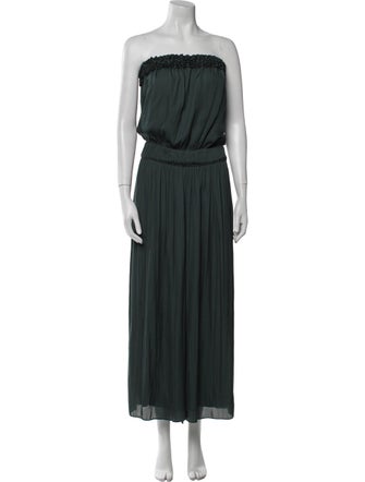 Halston Strapless Jumpsuit