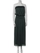 Halston Strapless Jumpsuit