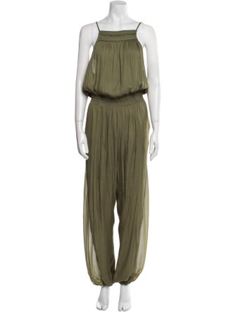 Halston Square Neckline Jumpsuit