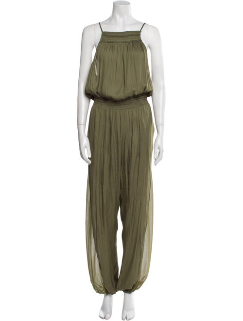 Halston Square Neckline Jumpsuit