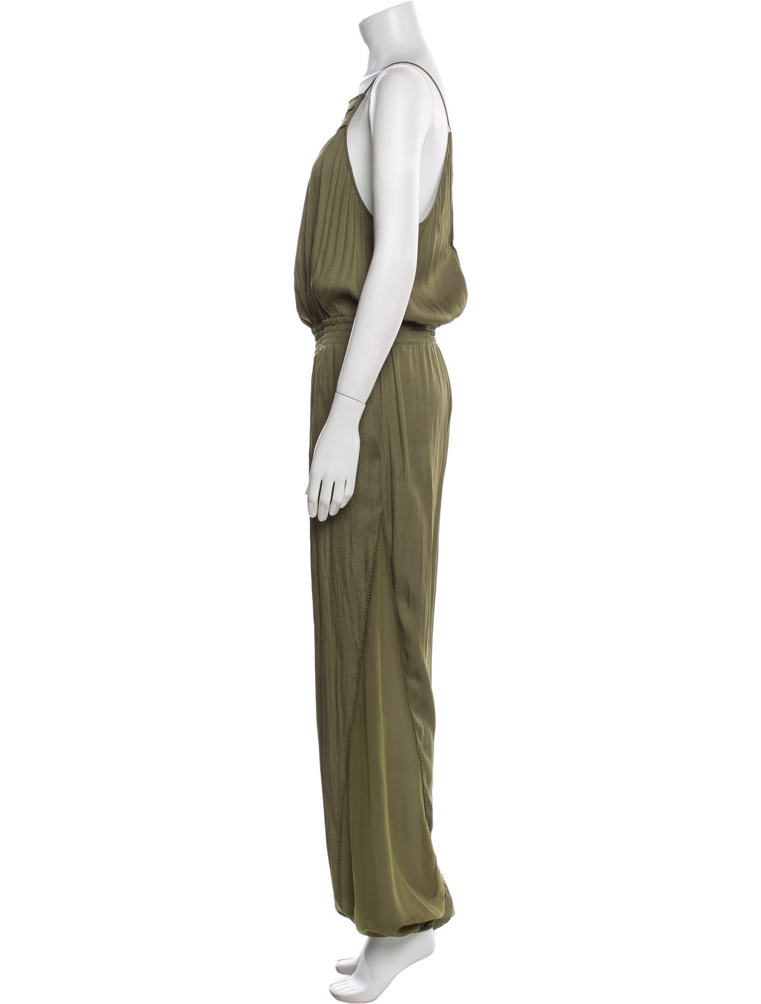 Halston Square Neckline Jumpsuit