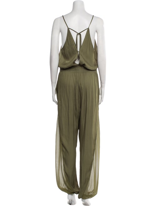 Halston Square Neckline Jumpsuit