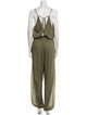 Halston Square Neckline Jumpsuit