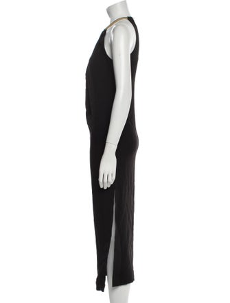 Halston Halterneck Midi Length Dress