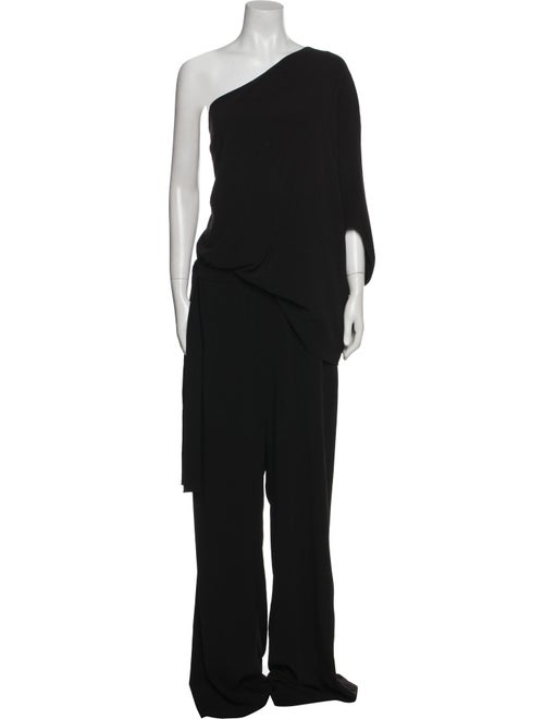 Halston One-Shoulder Jumpsuit