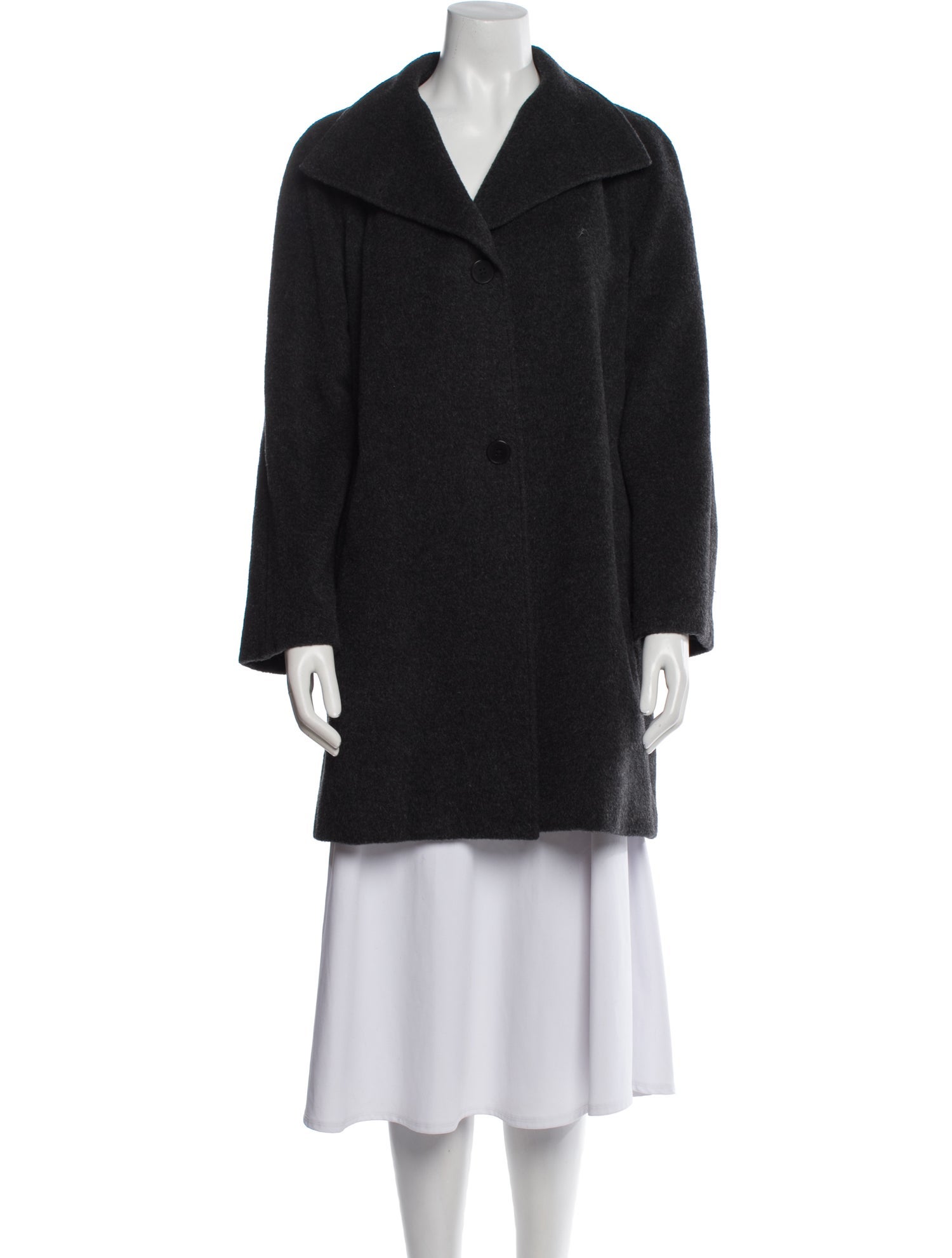 Halston Wool Coat