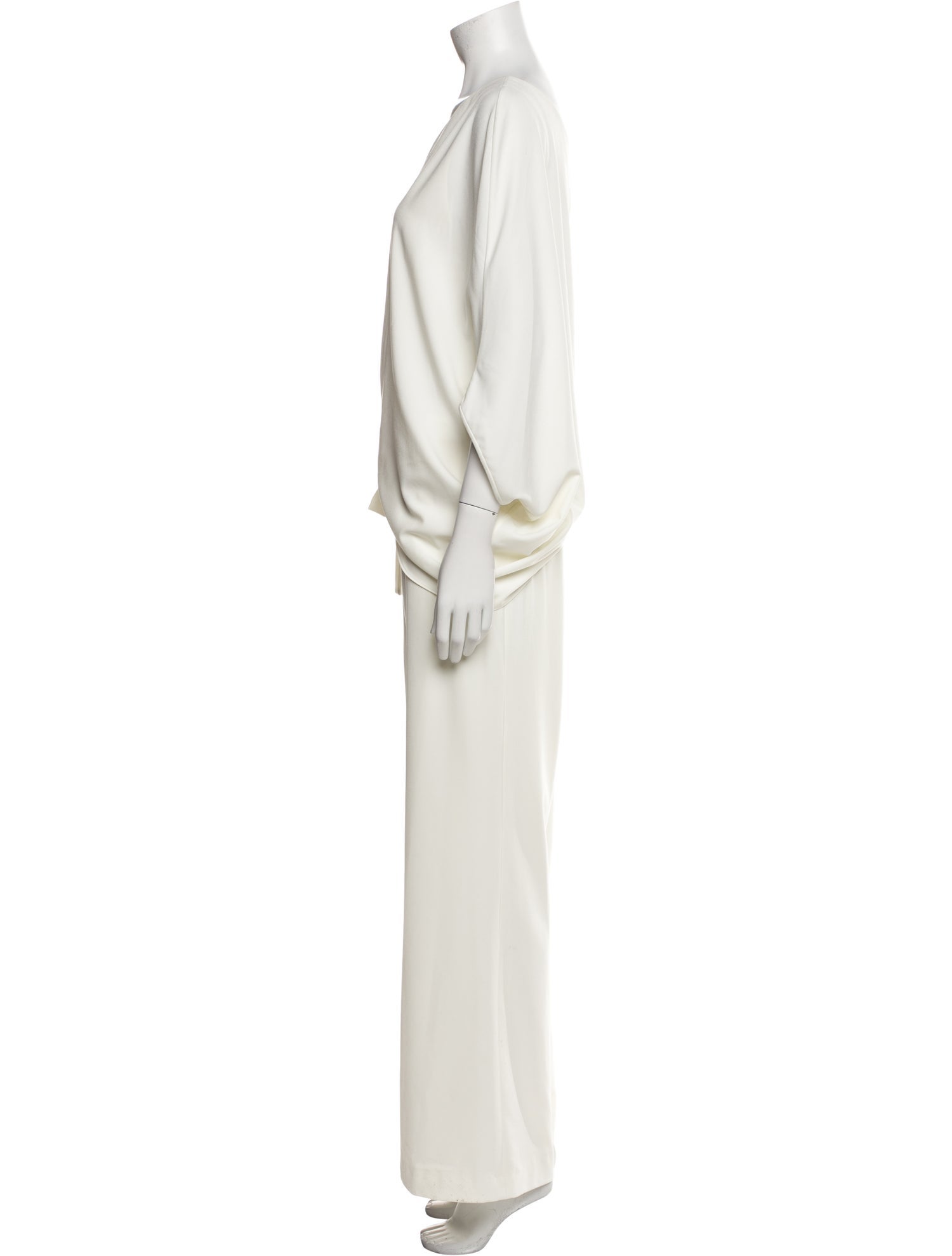 Halston One-Shoulder Jumpsuit