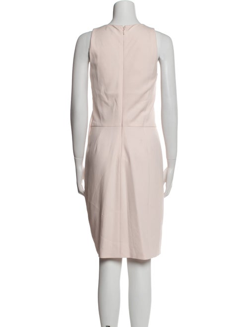 Halston Crew Neck Knee-Length Dress