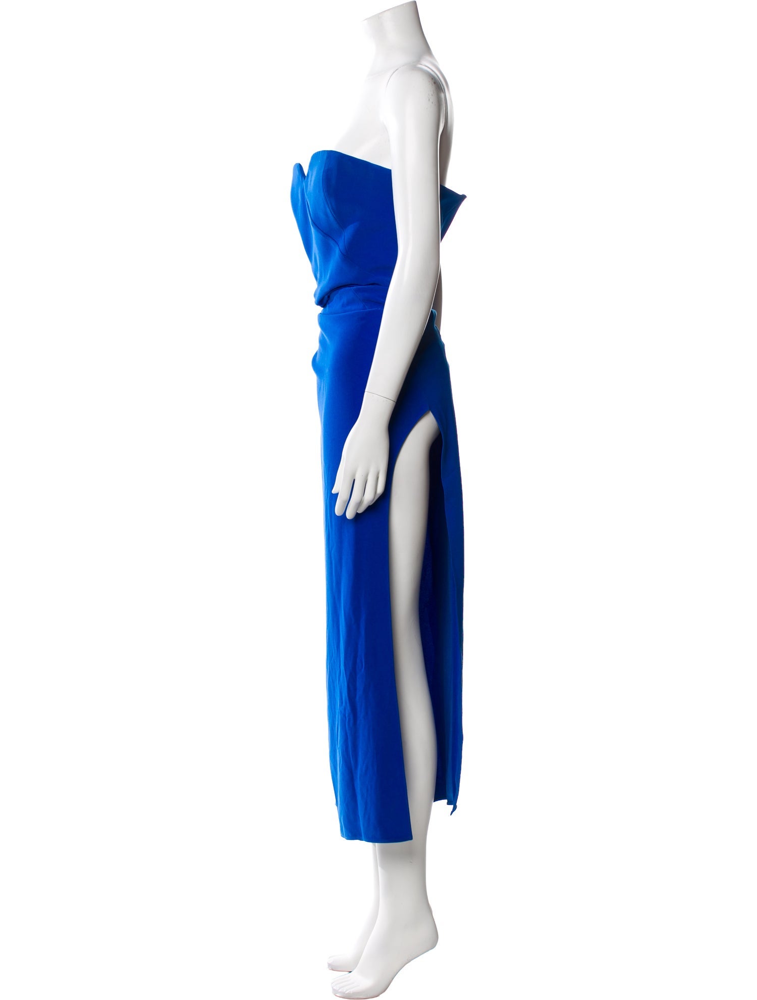 Halston Strapless Long Dress