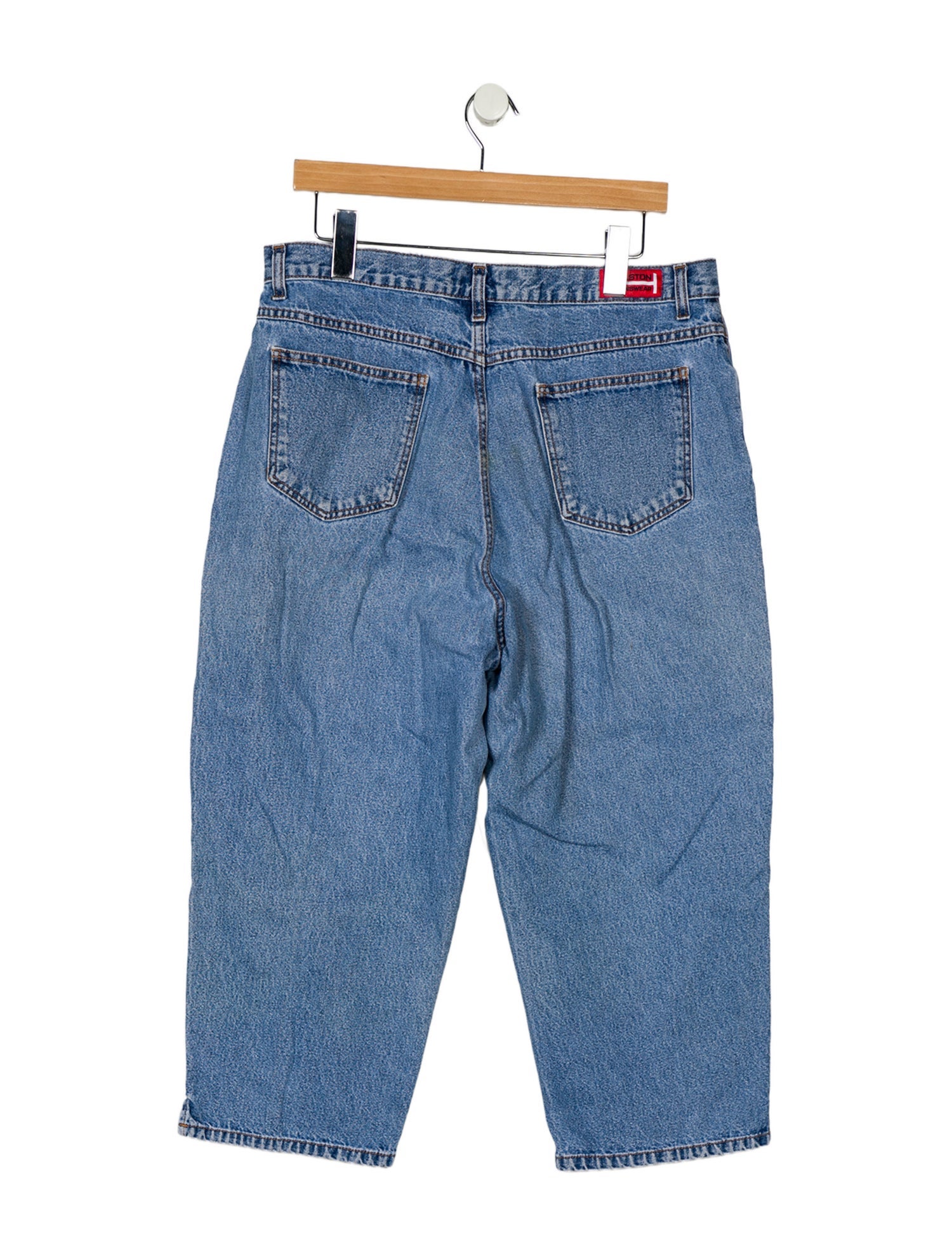 Halston High-Rise Straight Leg Jeans