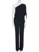 Halston One-Shoulder Jumpsuit