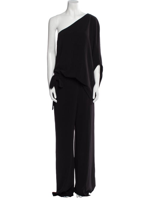 Halston One-Shoulder Jumpsuit
