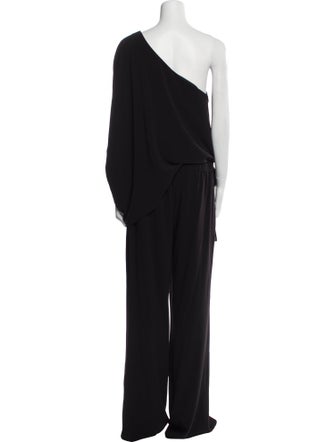Halston One-Shoulder Jumpsuit