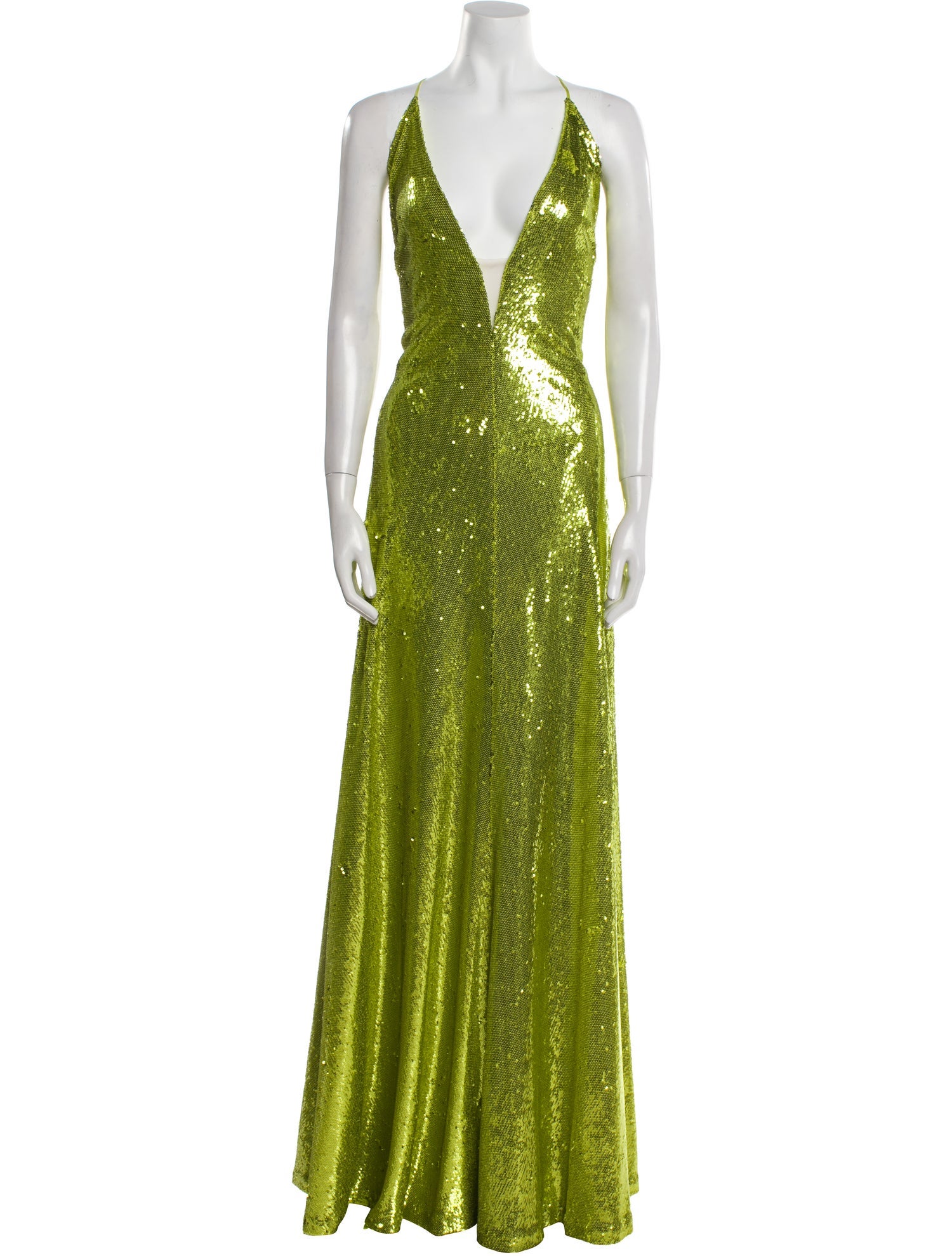 Halston Sequin Long Dress
