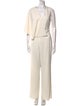 Halston V-Neck Jumpsuit