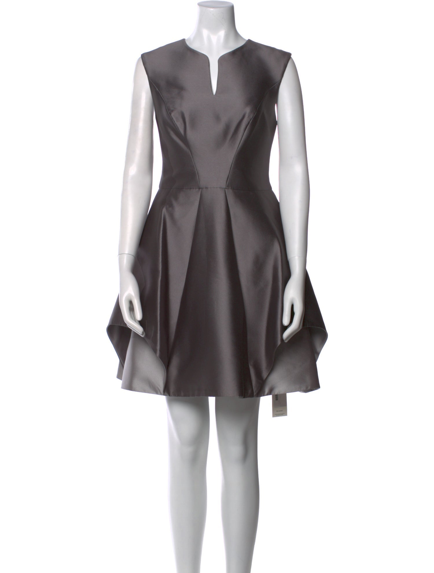 Halston V-Neck Mini Dress