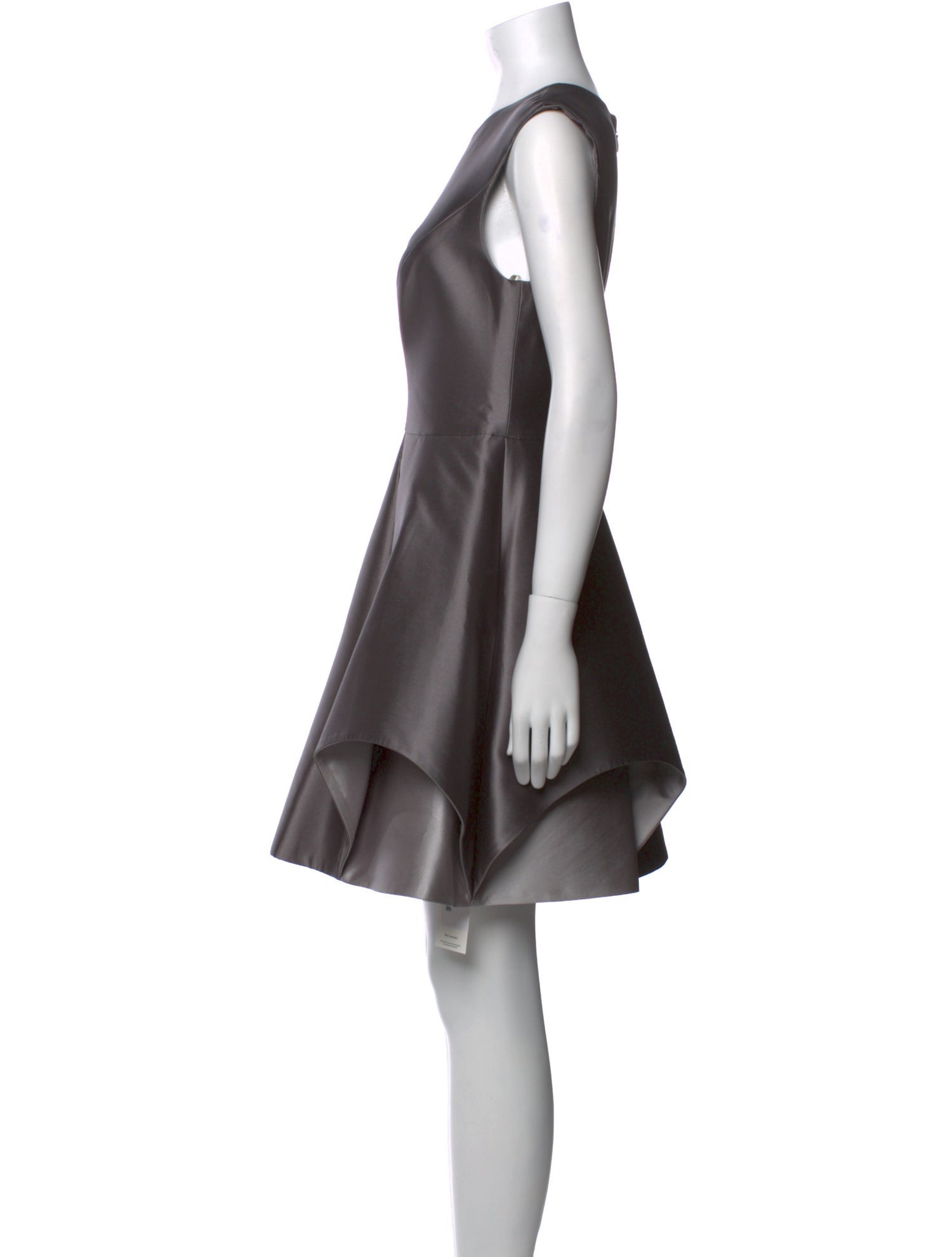 Halston V-Neck Mini Dress