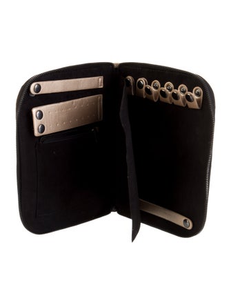 Halston Leather Travel Case