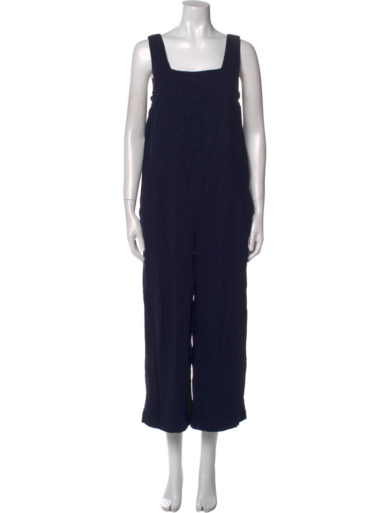 Halston Square Neckline Jumpsuit