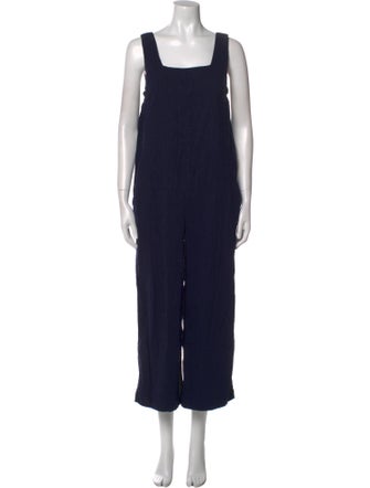 Halston Square Neckline Jumpsuit