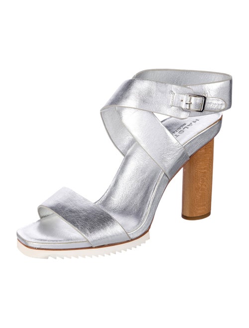 Halston Leather Slingback Pumps