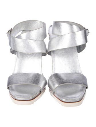 Halston Leather Slingback Pumps