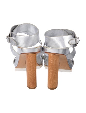 Halston Leather Slingback Pumps