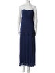 Halston Strapless Long Dress
