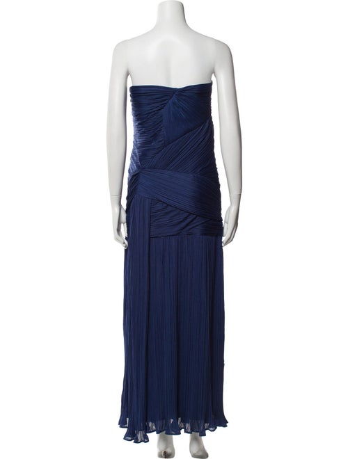 Halston Strapless Long Dress