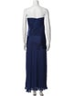 Halston Strapless Long Dress
