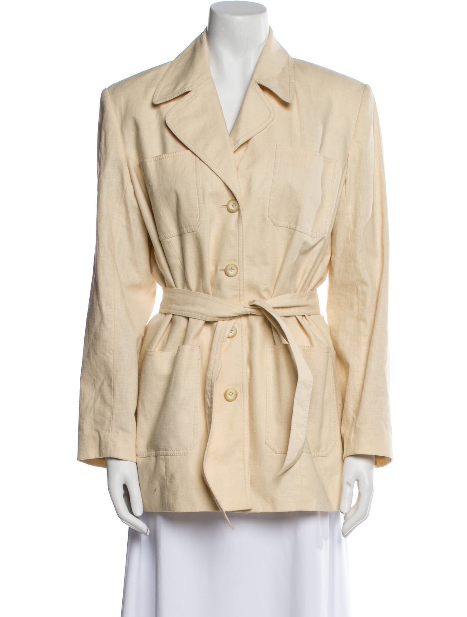 Halston Vintage Linen Blazer