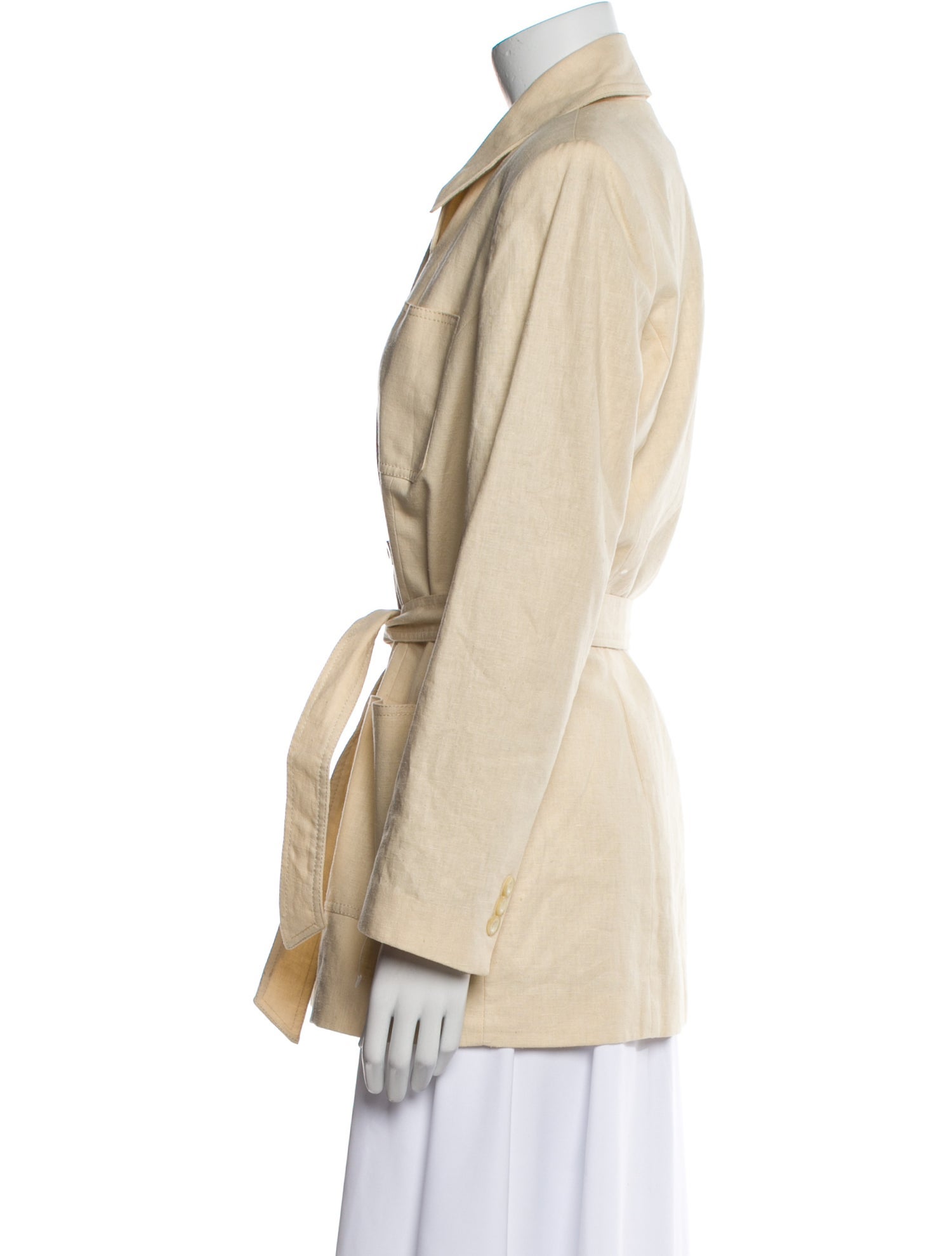 Halston Vintage Linen Blazer