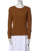 Halston Scoop Neck Long Sleeve Top