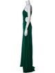 Halston One-Shoulder Long Dress