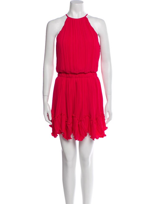 Halston Halterneck Mini Dress