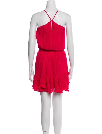 Halston Halterneck Mini Dress