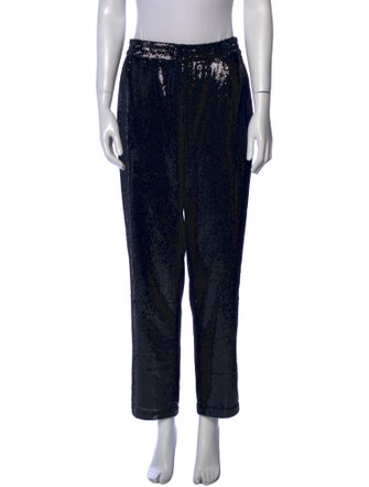 Halston Nylon Straight Leg Pants