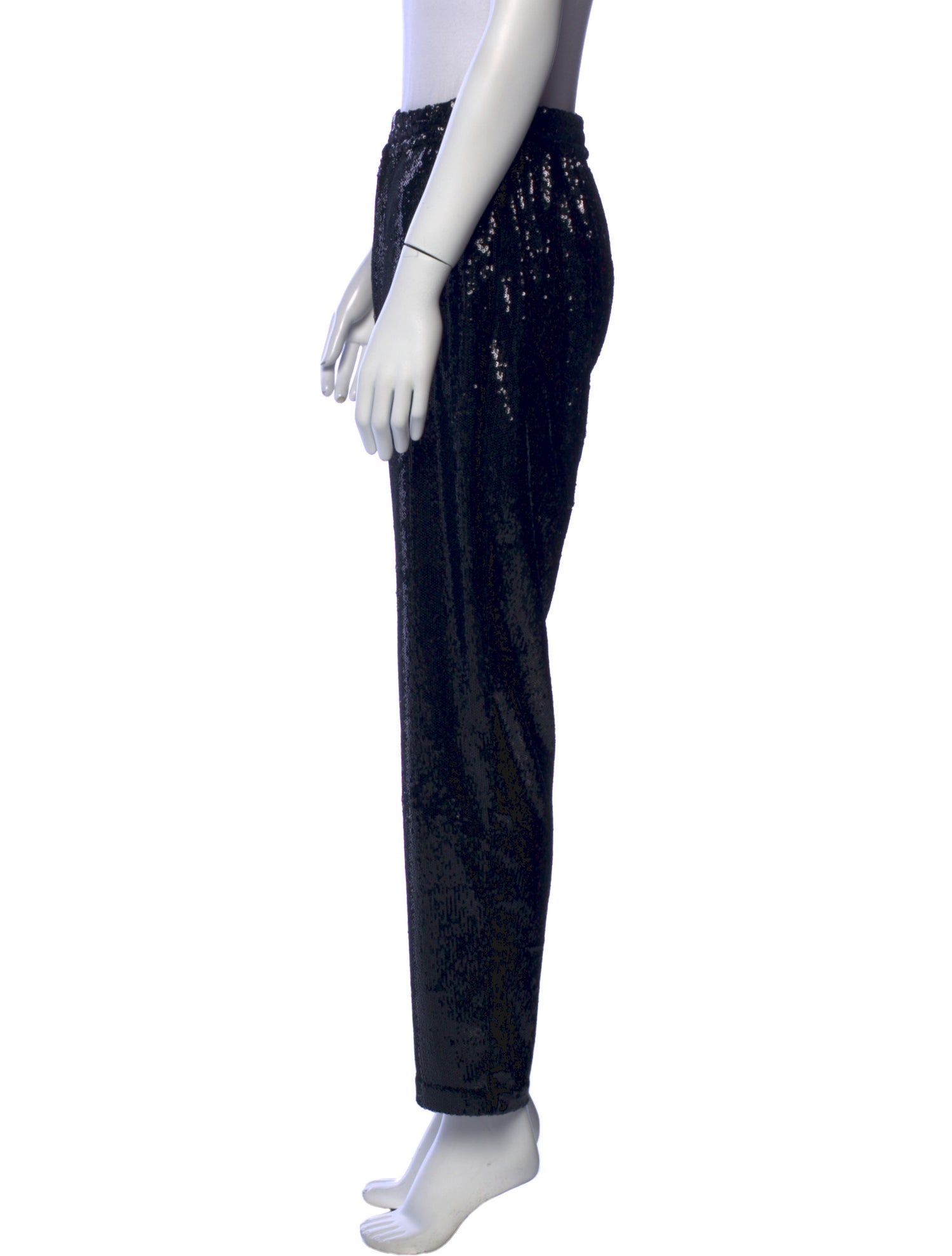 Halston Nylon Straight Leg Pants