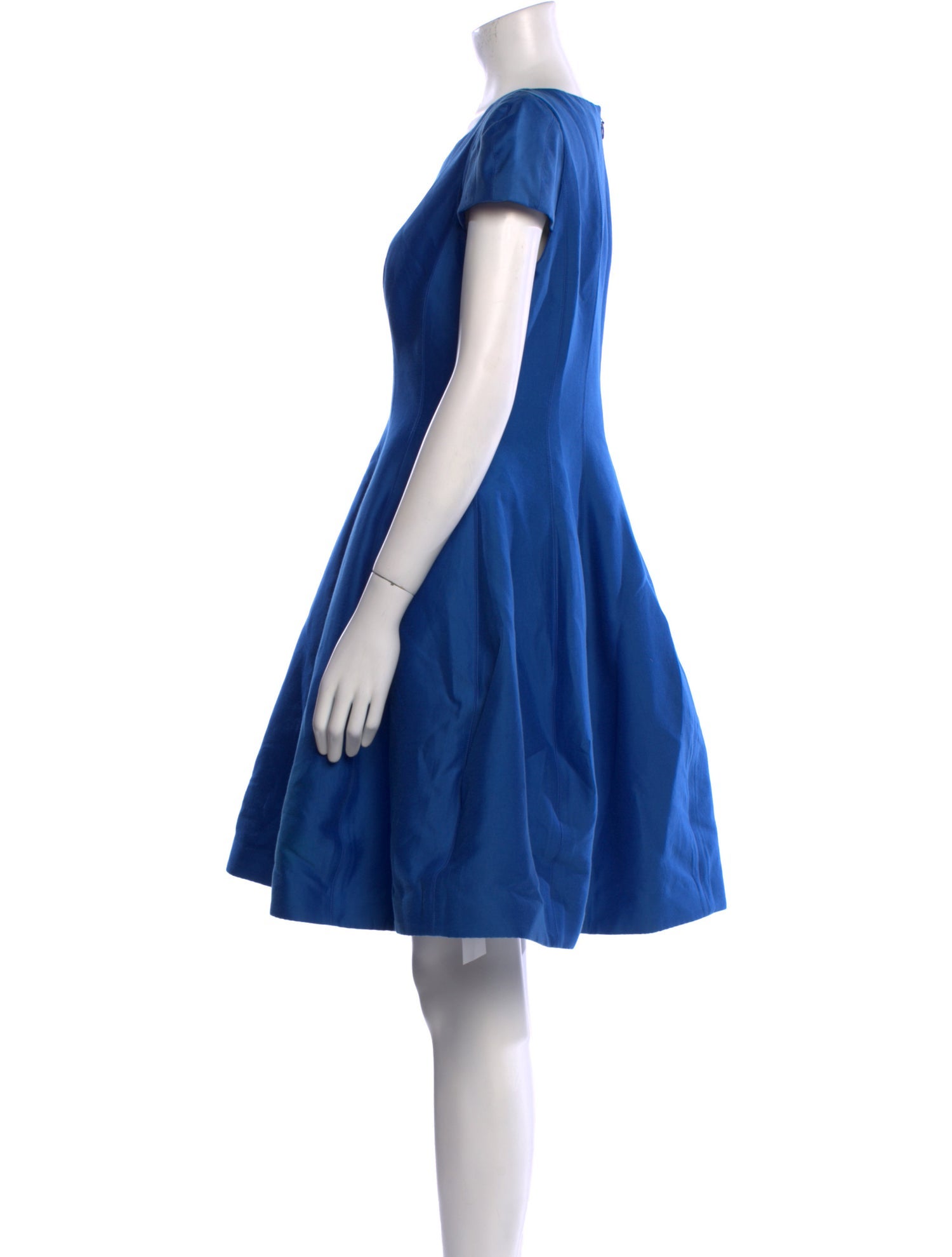 Halston V-Neck Mini Dress