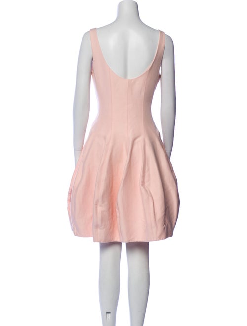 Halston Scoop Neck Knee-Length Dress