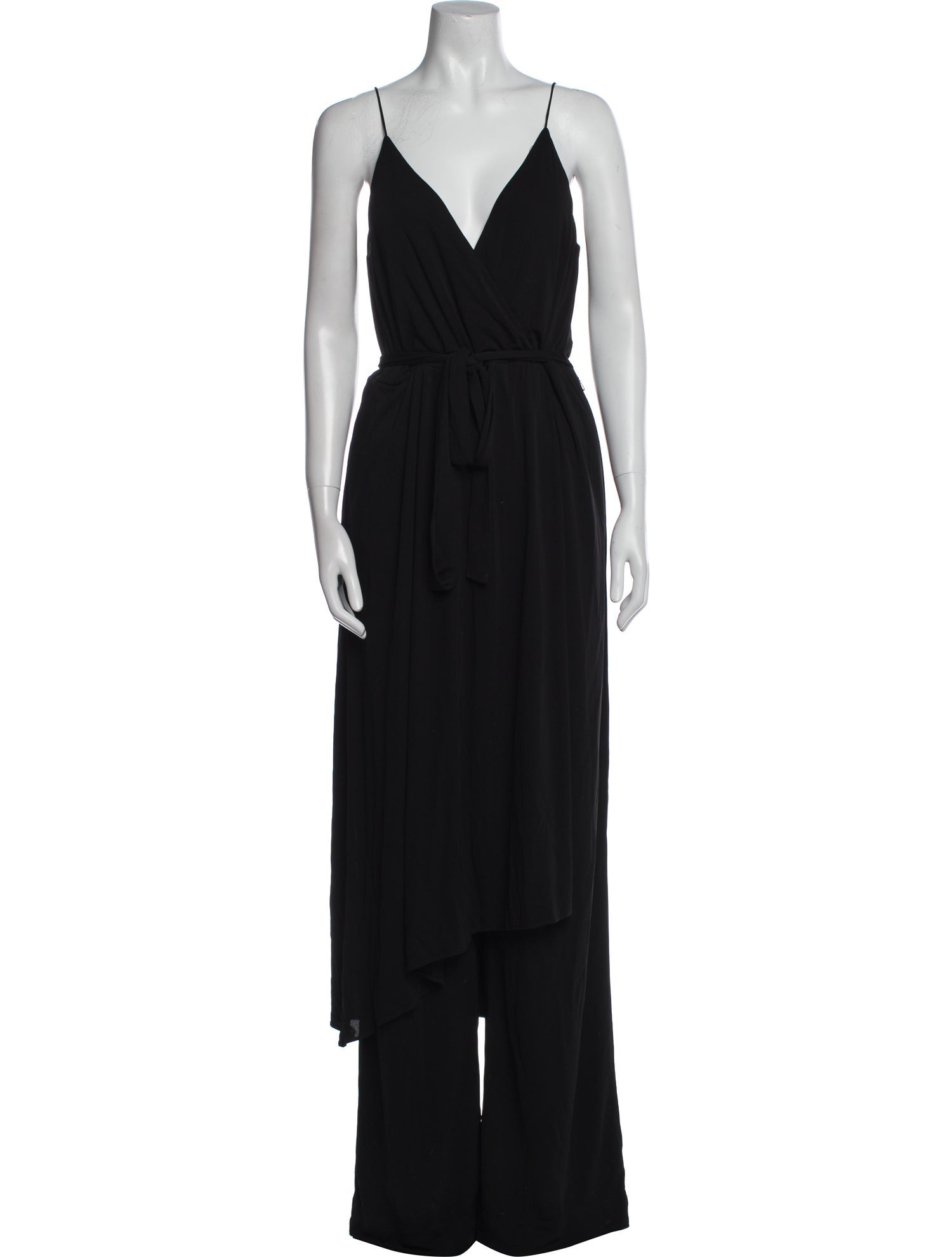 Halston Plunge Neckline Jumpsuit w/ Tags